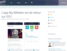 Tablet Screenshot of blog.wmaker.net