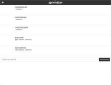 Tablet Screenshot of api.wmaker.net